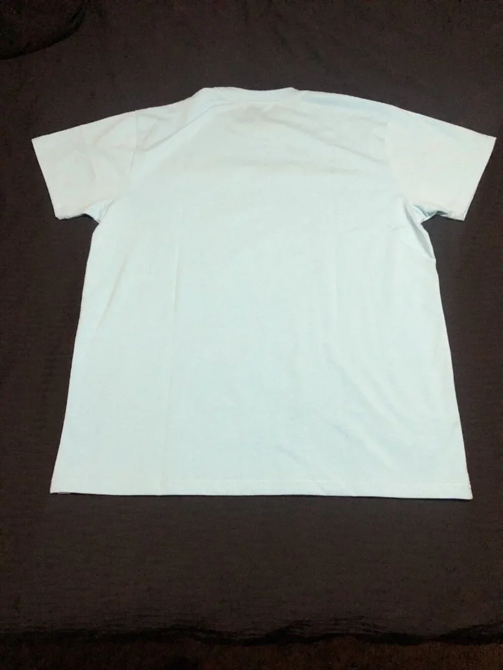 Astro Boy Flower Embroidered Light Blue Short Sleeve T-Shirt, Size Large - Picture 4 of 4